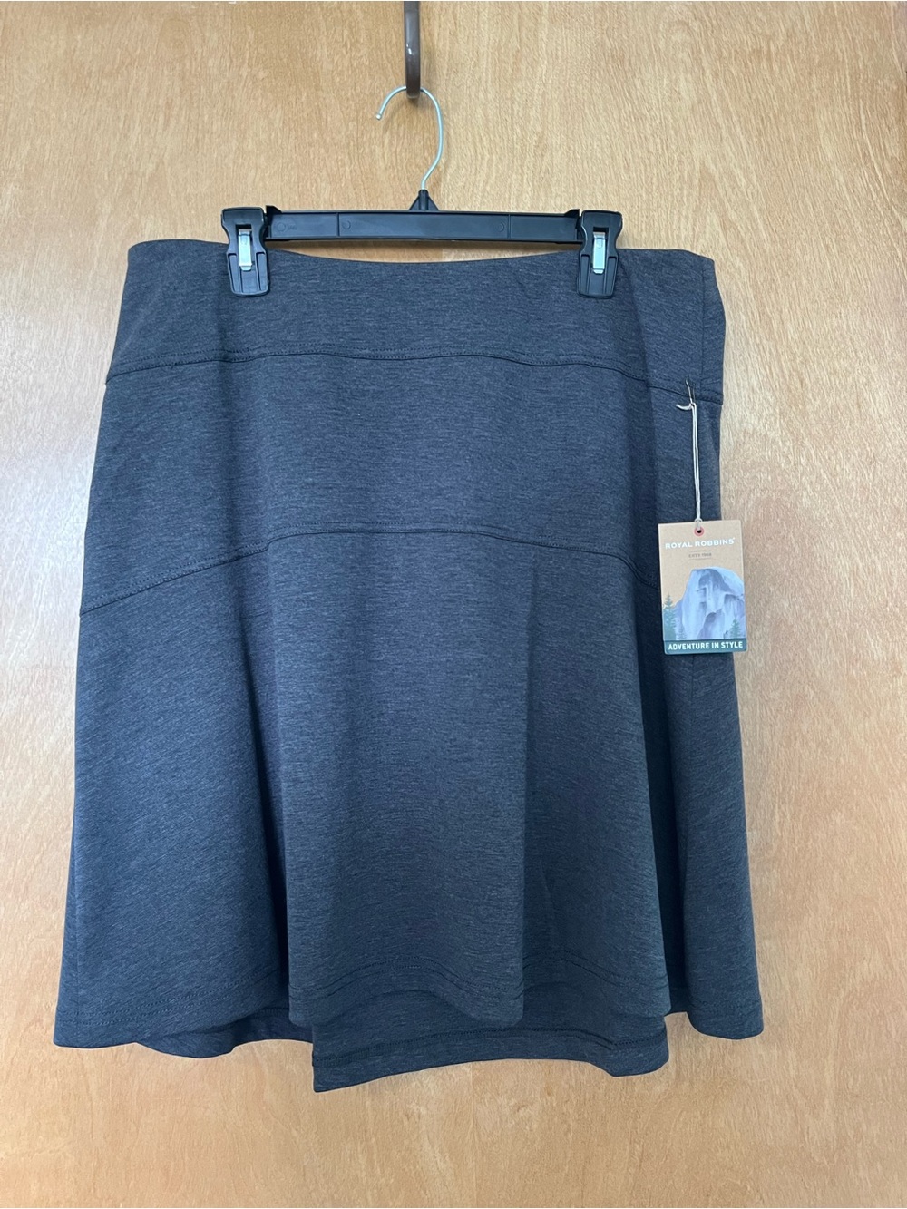 Royal Robbins NWT Women’s Gray Charcoal A-Line Metro Melange Skirt | Size L